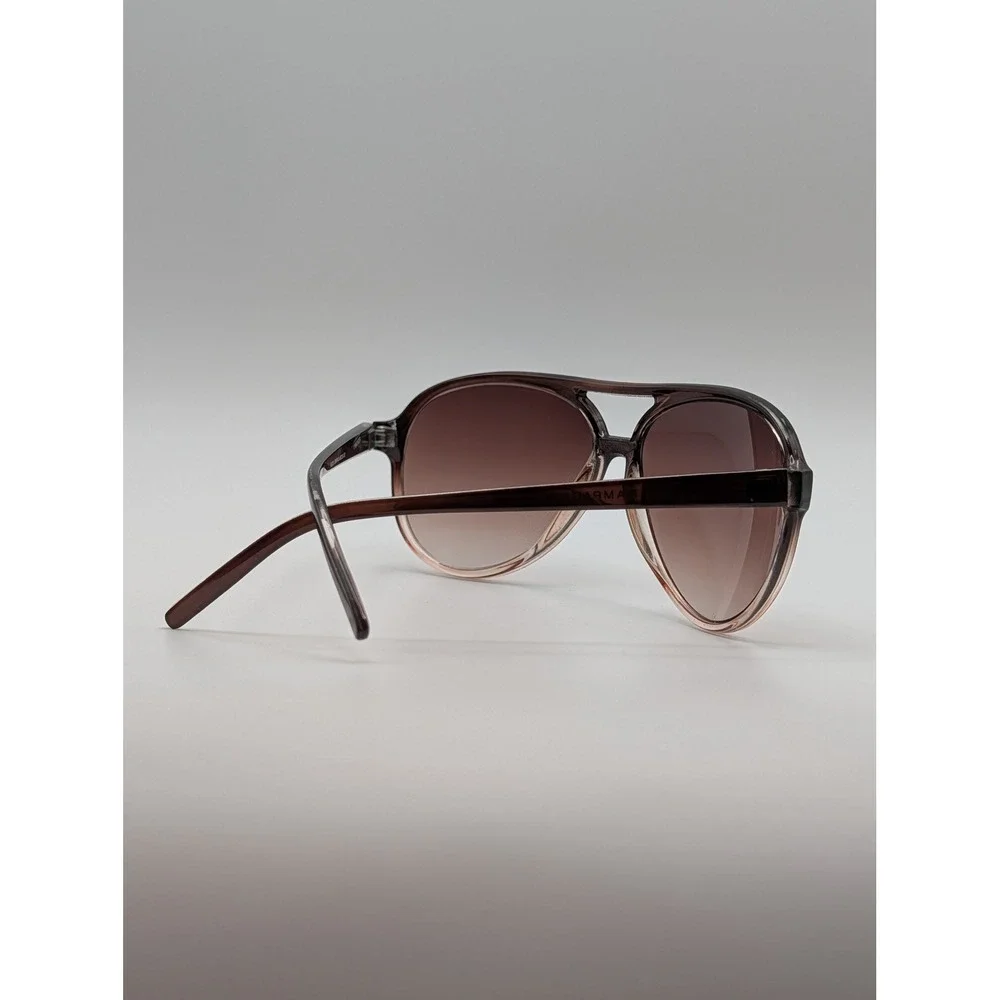 Rampage RS 1011 Womens Aviator Sunglasses Brown Gradient Lens Plastic Frame